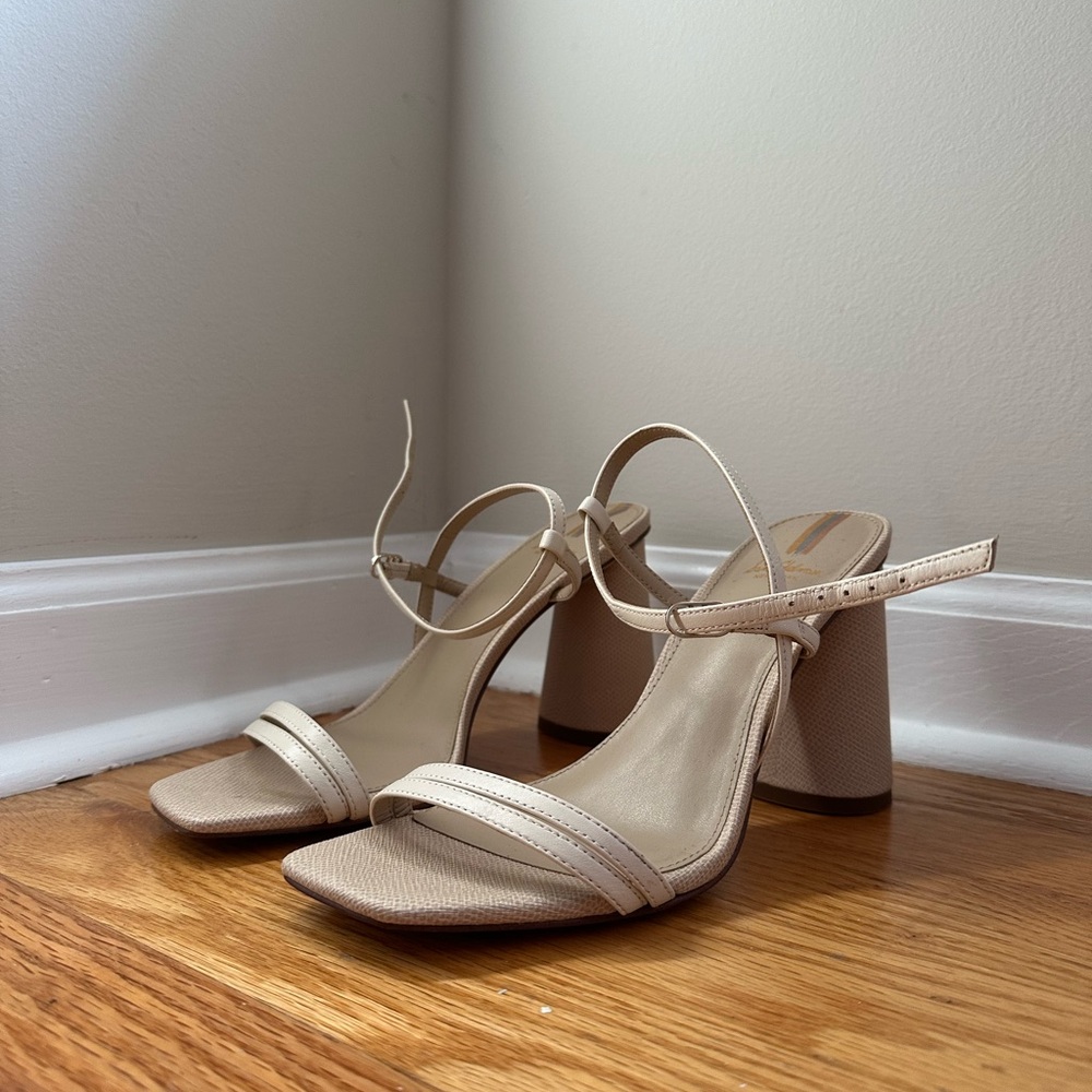 Sam Edelman Cream Summer Heels